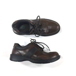 Streetcars Diplomat Oxfords Mens Size 9.5 Brown Leather Bicycle Toe